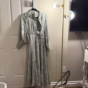 Club Monaco Light green Long Sleeve Dress